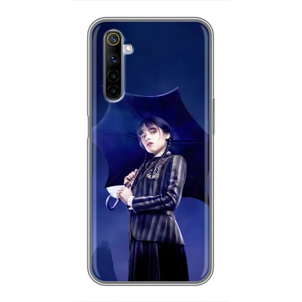 Чехол с рисунком «Уэнсдей с зонтом» для Realme 6 Чехол с рисунком «Уэнсдей с зонтом» для Realme 6