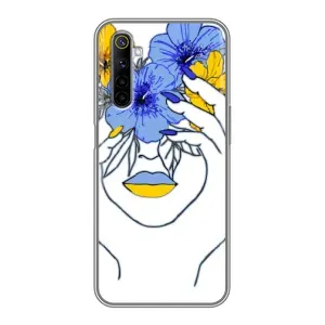 Чехол на Realme 6 Украинский дизайн (Украинка на всю голову)