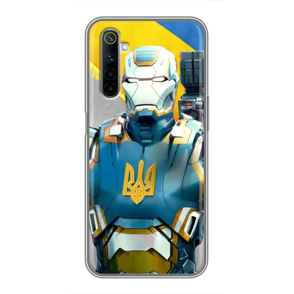 Чехол с рисунком «Украинский робокоп» для Realme 6 Чехол с рисунком «Украинский робокоп» для Realme 6