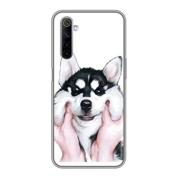 Чехол с рисунком «Собака Хаски» для Realme 6 Чехол с рисунком «Собака Хаски» для Realme 6