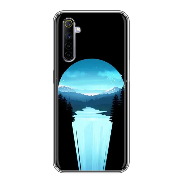 Чехол с рисунком «Синий Водопад» для Realme 6 Чехол с рисунком «Синий Водопад» для Realme 6