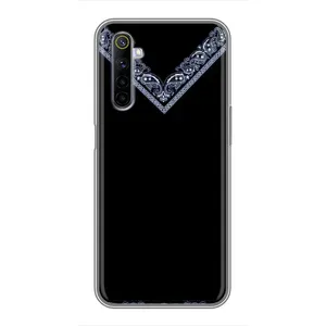 Силиконовый Чехол на Realme 6 (Воротник вышиванки)