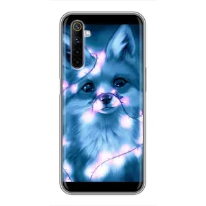 Чехол с Лисичкой для Realme 6 (Яркая Лиса)
