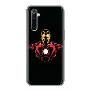 Чехол Супергерой Железный человек на Realme 6 (Железный человек)