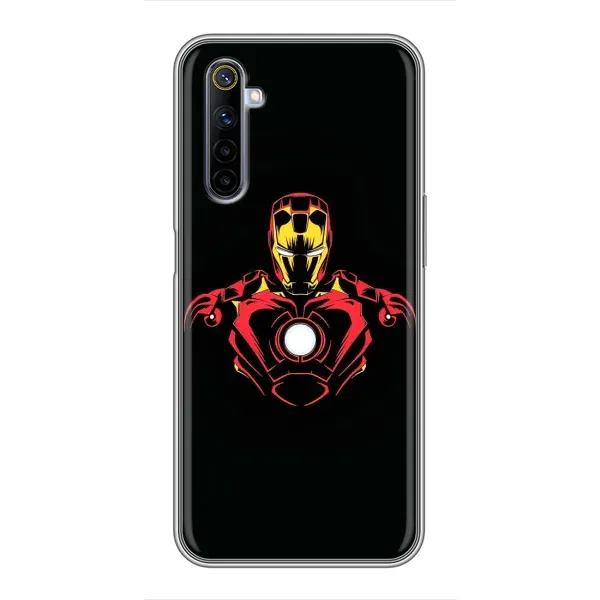 Чехол с рисунком «Железный человек» для Realme 6 Чехол с рисунком «Железный человек» для Realme 6