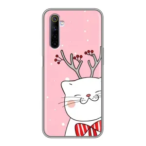 Чехол на тематику: Коты для Realme 6 (Зимний кот)