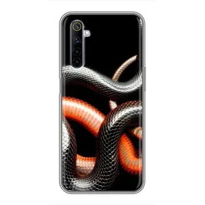 Чехлы с изображением разных животных для Realme 6 (Змея)