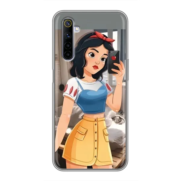 Чехол с рисунком «Белоснежка с телефоном» для Realme 6