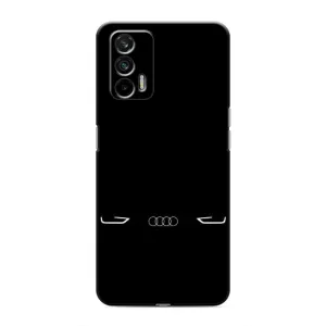 Силіконовий бампер з картинкою машини на Realme 7 Pro (Сілует Audi)