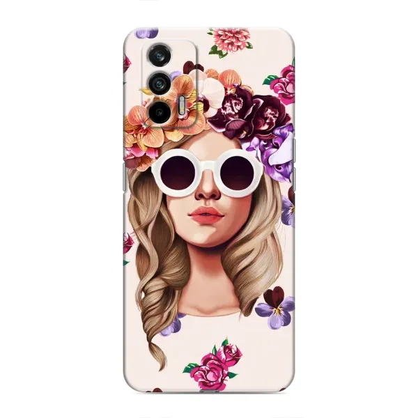 Чехол с рисунком «Девушка в очках» для Realme 7 Pro Чехол с рисунком «Девушка в очках» для Realme 7 Pro