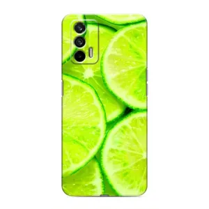 Чохол з зображенням смачної їжі для Realme 7 Pro (Лайм)