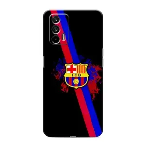 Чехол для Realme 7 Pro (Барселона) (Лого Барсы)