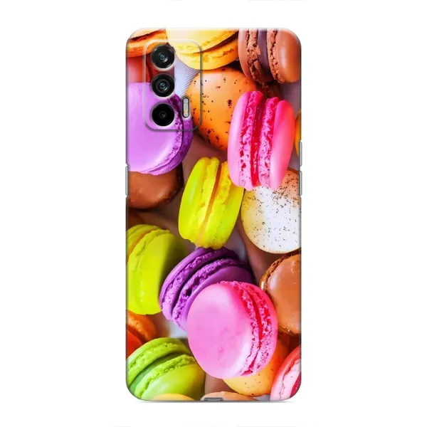 Чехол с рисунком «Макаруны» для Realme 7 Pro