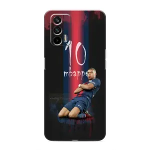 Чехол (TPU) с Футболистом на Realme 7 Pro (MBAPPE 10)