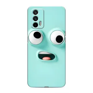 Чохли (ТПУ) (смішні стікери) для Realme 7 Pro (Кумедне м'ятне обличчя)