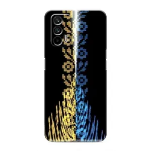 Силіконовый Чохол на Realme 7 Pro (Патріотична вишиванка)