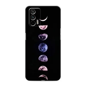 Чехол (ТПУ) с планетами на Realme 7 Pro (Плнеты)