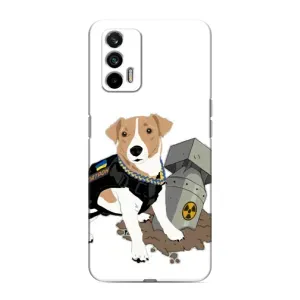 Чохол з принтом Песика Патрон для Realme 7 Pro (Пес Патрон з ракетою)