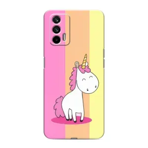 Чехол Unicorn на Realme 7 Pro (Радужный Единорог)