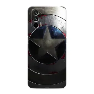 Чохол с Щітом Капітана Америки на Realme 7 Pro (Ретро Щит Капітана)