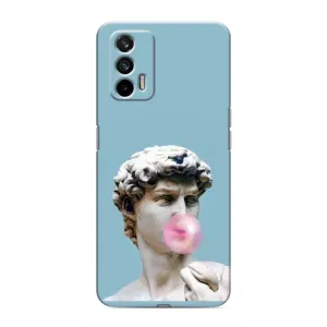 Бампер з принтом Меми для Realme 7 Pro (Статуя Давида)