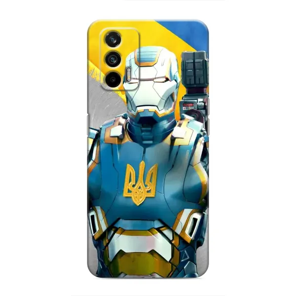 Чохол з малюнком «Український робокоп» для Realme 7 Pro Чохол з малюнком «Український робокоп» для Realme 7 Pro