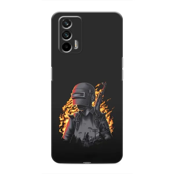 Чехол с рисунком «В огне» для Realme 7 Pro Чехол с рисунком «В огне» для Realme 7 Pro