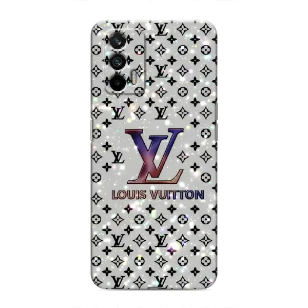 Чехол с рисунком «Яркий LV» для Realme 7 Pro