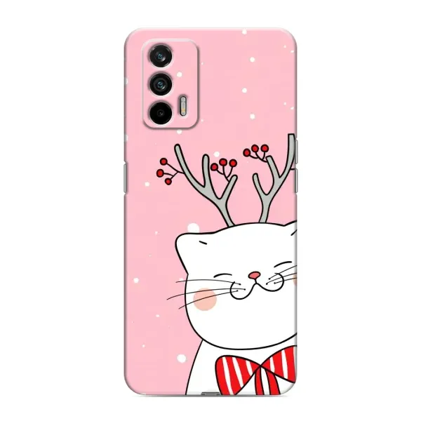 Чехол с рисунком «Зимний кот» для Realme 7 Pro Чехол с рисунком «Зимний кот» для Realme 7 Pro
