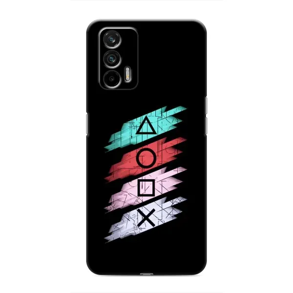Чехол с рисунком «Значки Sony» для Realme 7 Pro Чехол с рисунком «Значки Sony» для Realme 7 Pro