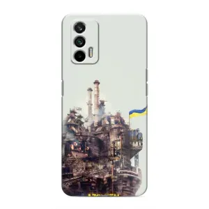 Чехлы на военную тематику для Realme 7 (Азовсталь)