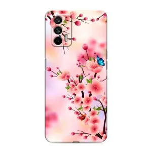 Чохол з картинкою Сакури на Realme 7 (Метелики на сакурі)