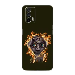 Чехлы на военную тематику для Realme 7 (Бавовна мем)