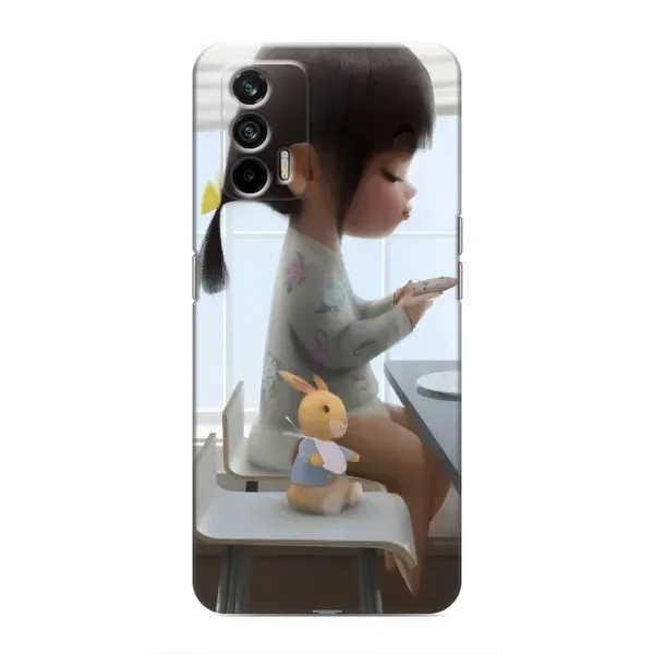 Чехол с рисунком «Девочка с игрушкой» для Realme 7 Чехол с рисунком «Девочка с игрушкой» для Realme 7
