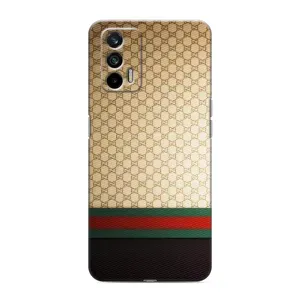 Чехлы Бренд GUCCI для Realme 7 (Фон Гуччи)