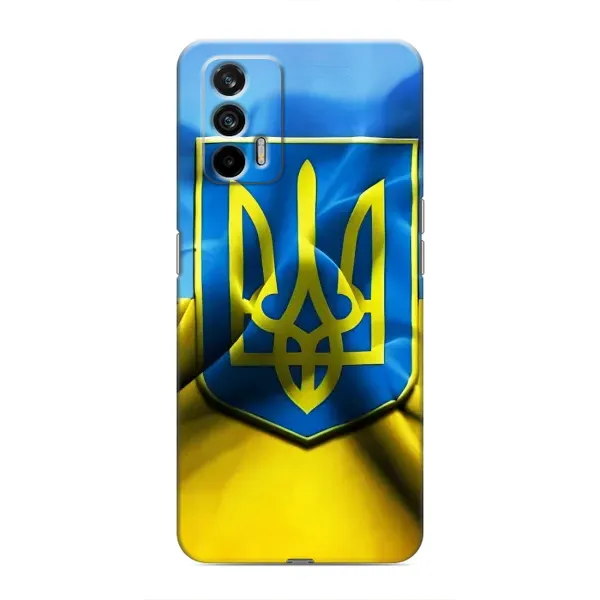 Чехол с рисунком «Герб и Флаг Украины» для Realme 7 Чехол с рисунком «Герб и Флаг Украины» для Realme 7