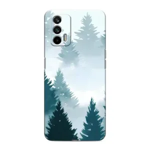 Летний Чехол на Realme 7 (Горный лес)