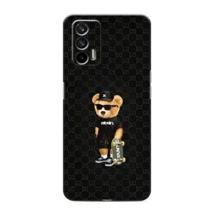 Чехлы Мишка Тедди для Реалми 7 (GUCCI Teddy)