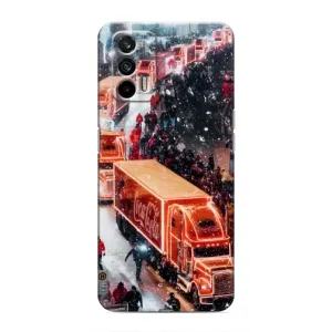 Чехлы на Новый Год Realme 7 (Кока Кола)