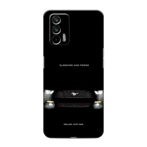 Чехлы с тематикой "Крутые машины" на Realme 7 (Черный Land Rover)