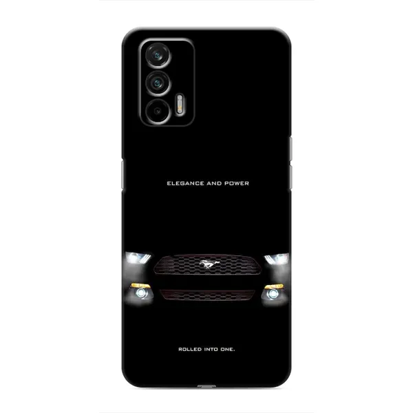 Чехол с рисунком «Черный Land Rover» для Realme 7