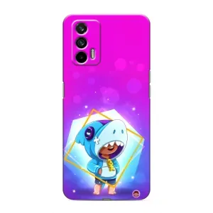 Чохол Бравл Старс для Realme 7 (Леон у костюмі Акули)