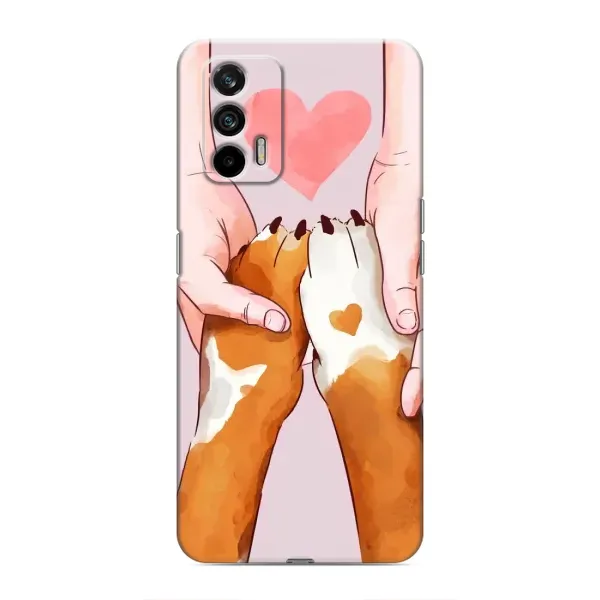 Чехол с рисунком «Любовь к собакам» для Realme 7 Чехол с рисунком «Любовь к собакам» для Realme 7