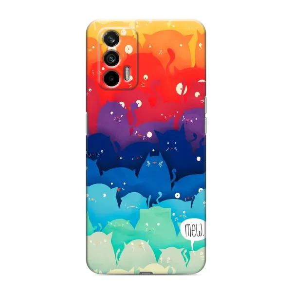 Чехол с рисунком «Mew» для Realme 7
