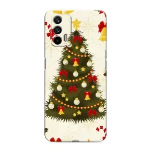 Чехол Новогодняя Елка на Realme 7 (Новогодний принт)