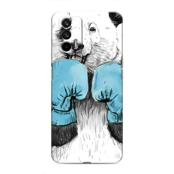 Чехол с рисунком «Панда боксер» для Realme 7 Чехол с рисунком «Панда боксер» для Realme 7