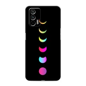Чехол (ТПУ) с планетами на Realme 7 (Полнолуние)