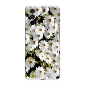 Чехол с ромашками на Realme 7 (Рамка в ромашках)