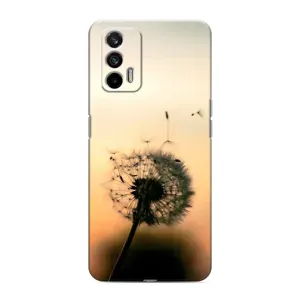 Силиконовый Чехол с одуванчиками на Realme 7 (Роздумаханый одуванчик)