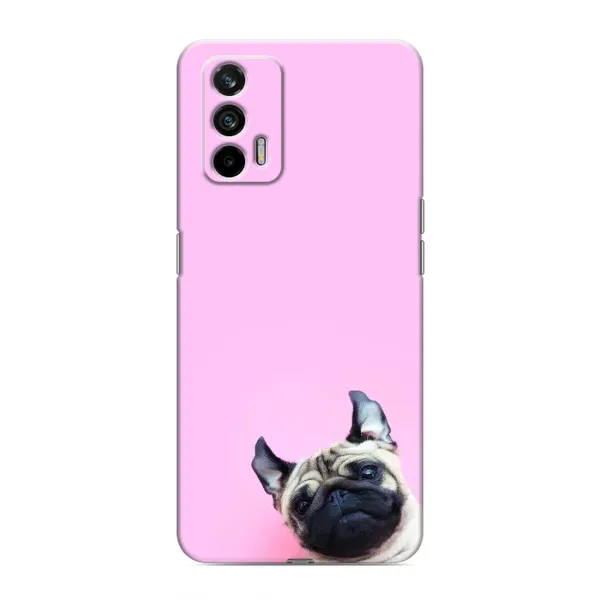 Чехол с рисунком «Собака на розовом» для Realme 7 Чехол с рисунком «Собака на розовом» для Realme 7